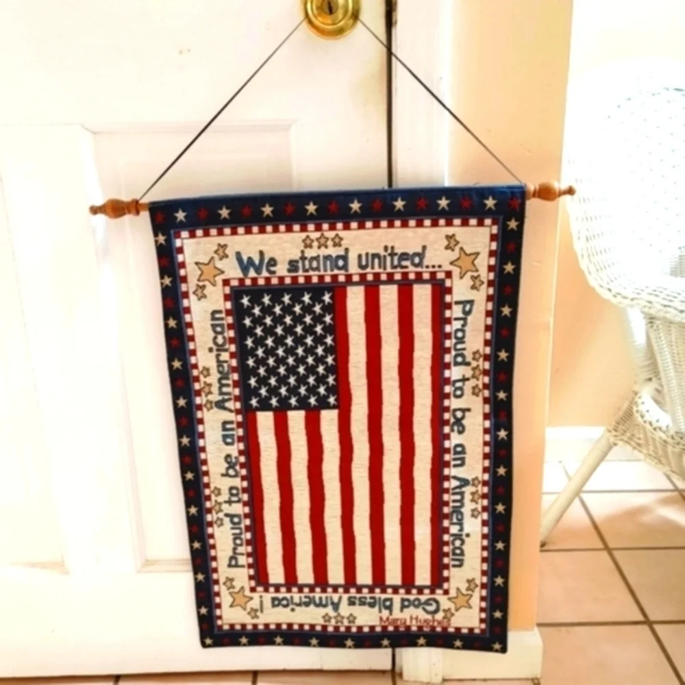 Proud to be an American Tapestry- Patriotic
